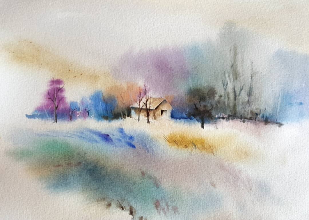 A Distant Heaven | Original Watercolor Artwork