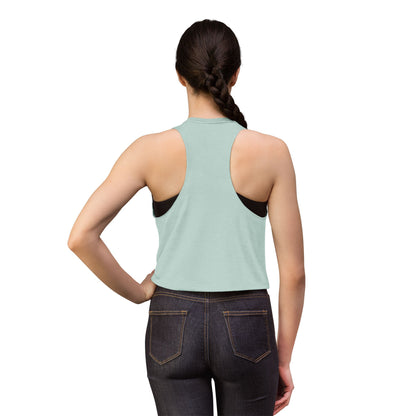 Book Lover Floral Silhouette Crop Top | Bookshelf Art Tank