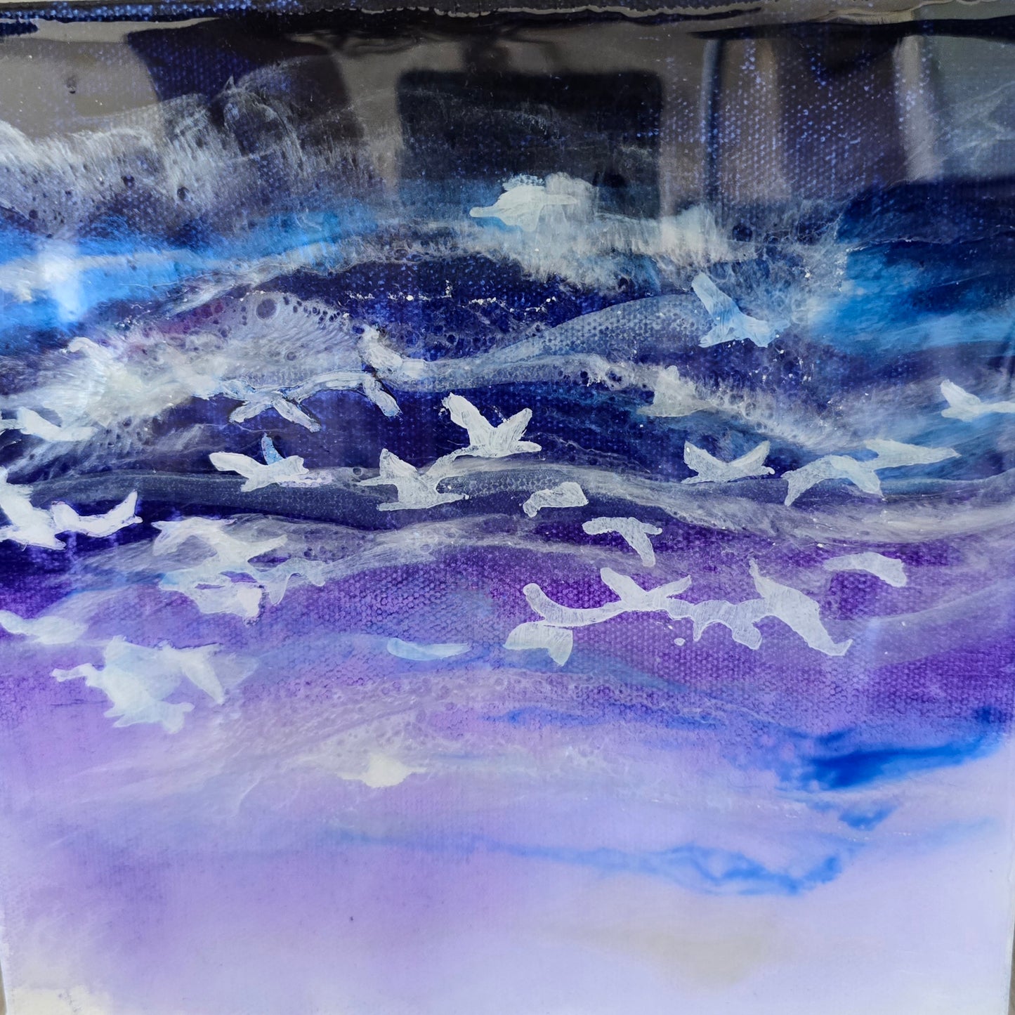 Dreamway | Mixed Media Resin Artwork | Original Painting