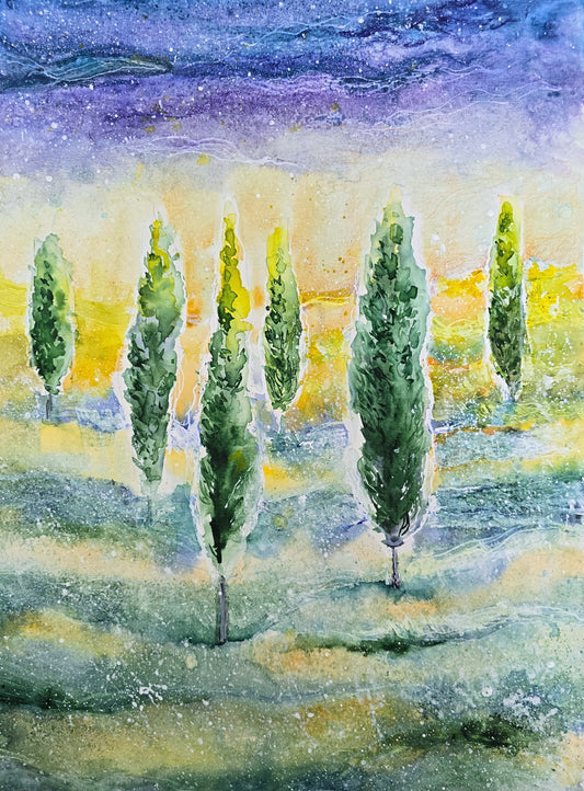 Nature’s Whisper | Original Abstract Landscape Painting