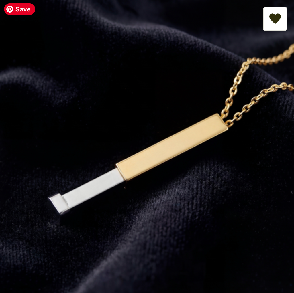 Personalized Laser-Engraved Necklace | Custom Name, Date & Coordinate Pieces