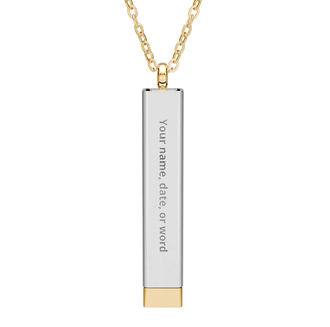 Personalized Laser-Engraved Necklace | Custom Name, Date & Coordinate Pieces