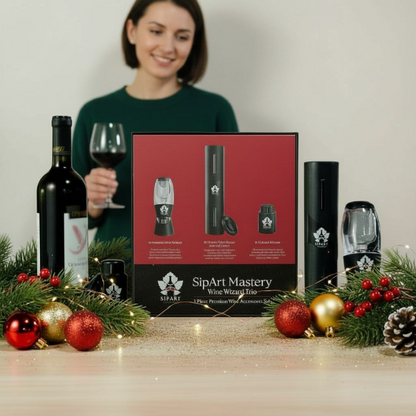 Personalized Luxury Wine Gift Set – Electric Opener, Aerator & Stopper with Premium Box