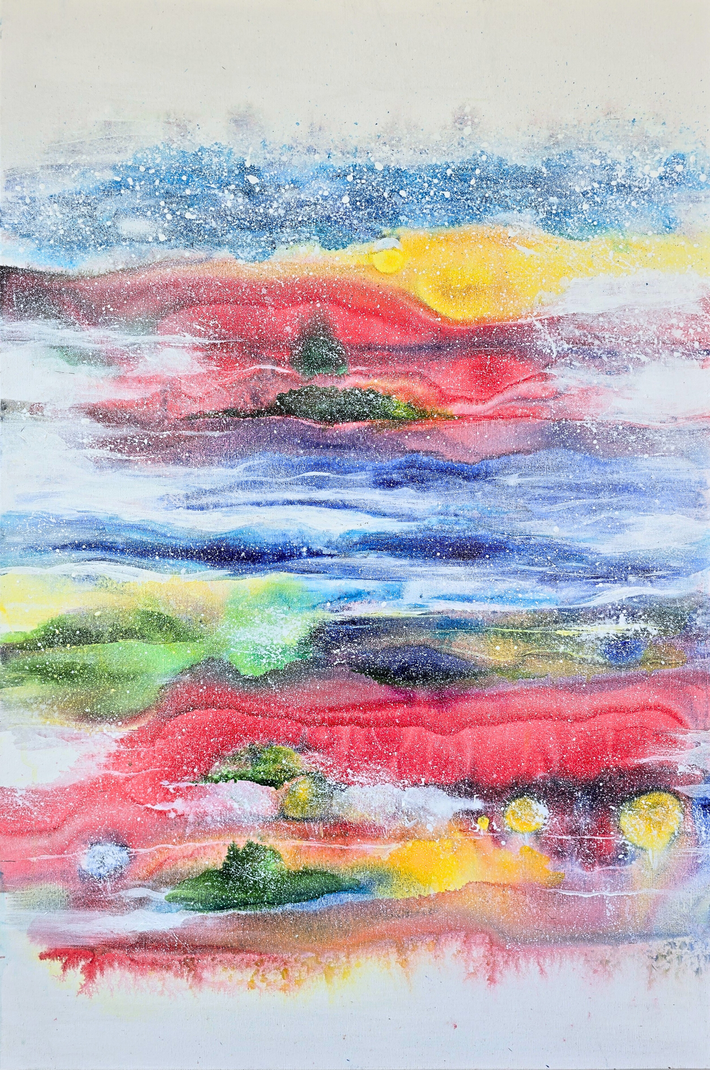 Nature’s Whisper | Original Abstract Landscape Painting